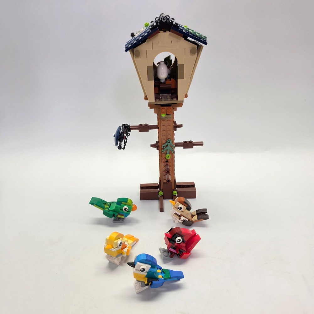 LEGO Creator 3 In 1 Birdhouse 31143 Building Set Assembled With Instructions